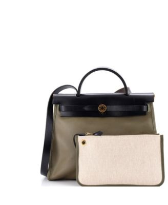 31 Herbag Zip Leather and Toile