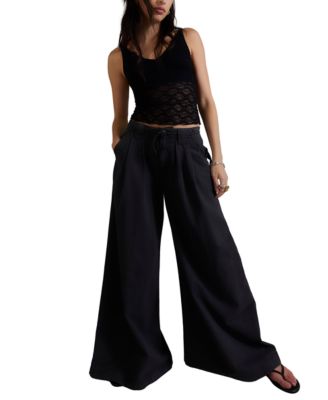 Women's Julien Wide Leg Pull-On Chino Pants