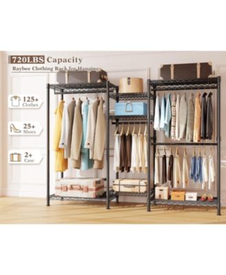 Clothes Rack Heavy Duty Clothing Racks for Hanging Clothes Adjustable Hanging Clothes Rack Garment Rack