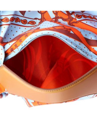 Balusoie Bag Printed Silk and Leather