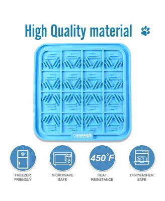 Licking Mat: 2pk - Orange & Blue