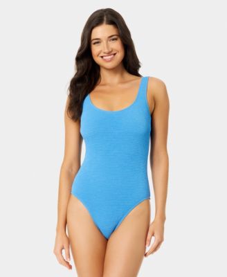 Women's Popcorn Scrunch Texture One-Piece Swimsuit