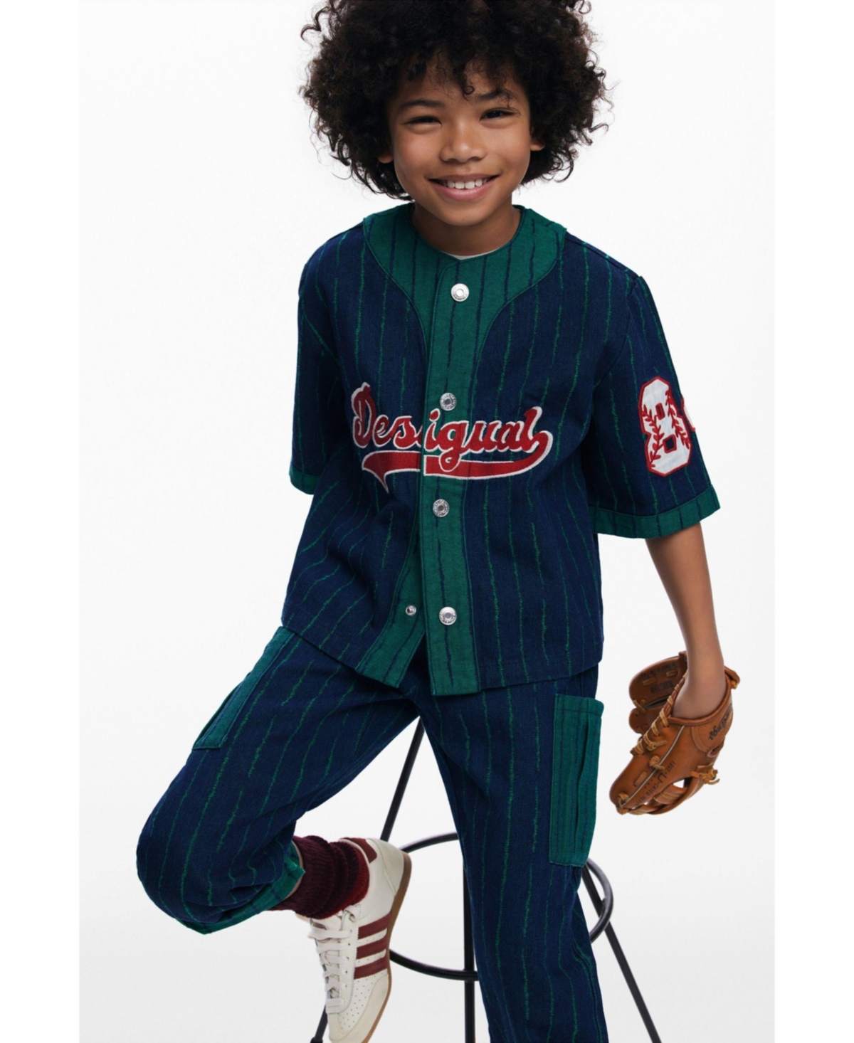 Desigual Boys Boys's Denim sports shirt