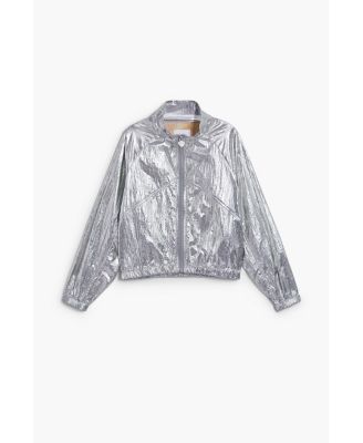 Girls Girls's Reversible silver jacket