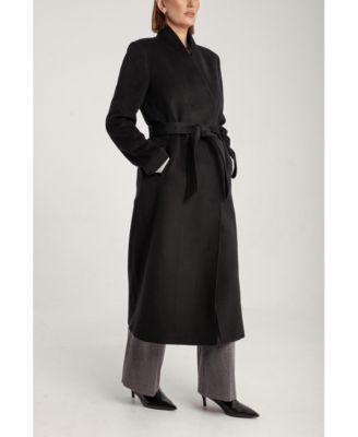 Women's Cashmere Belted Long Coat