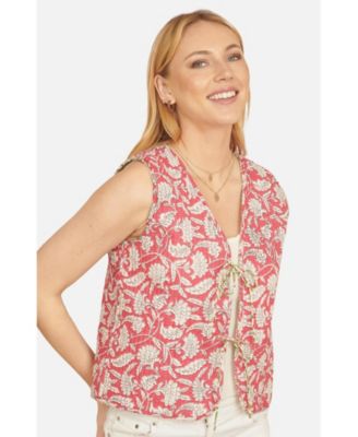Women's Indian Floral Reversible Quilted Jacket