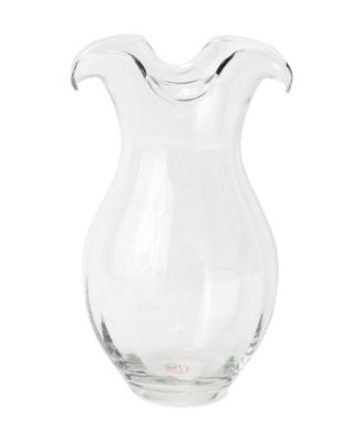 Hibiscus 56 oz. Glass Vertical Fluted Medium Vase