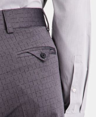 Men's Modern-Fit Wool-Blend Suit Separates Pants