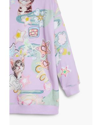 Girls Girls's Cat hoodie dress