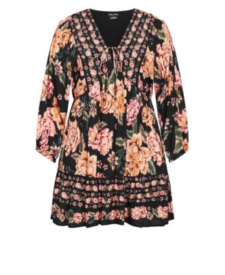 Women's Devine Mini Border Dress