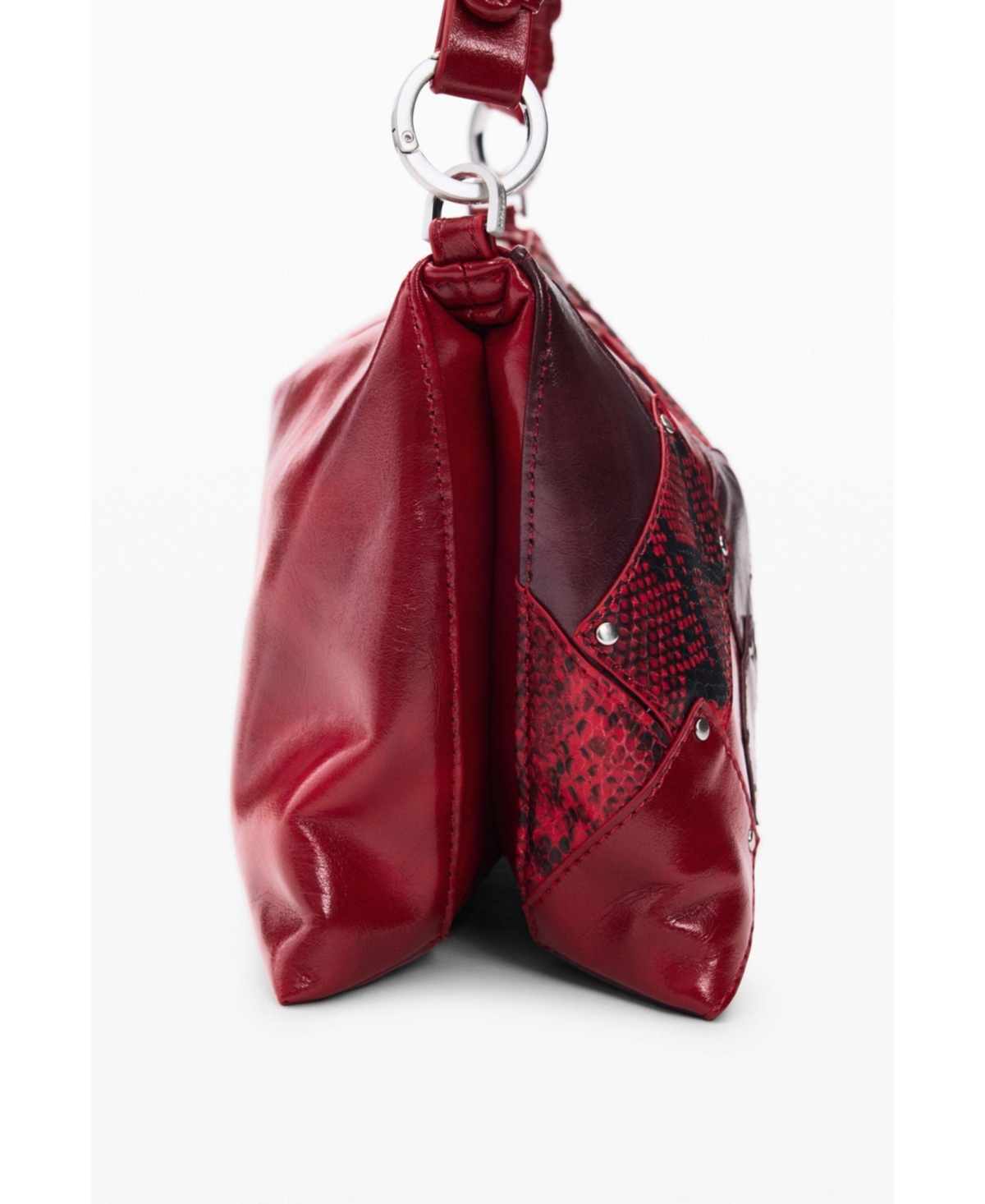 Desigual Women's Medium square snake bag