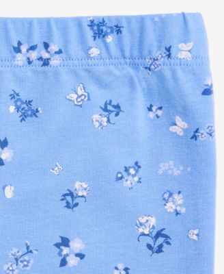 Girls' 5-20 Floral-Print Leggings