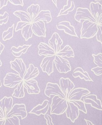 Girls' 5-20 Floral-Print Apron Tank Top