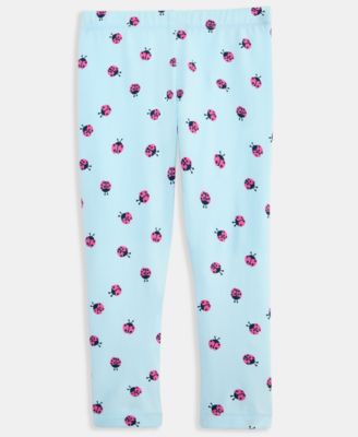 Girls' 12M-5T Ladybug-Print Leggings