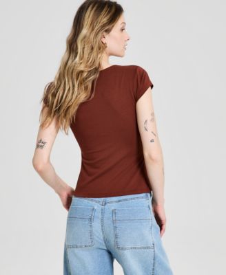 Women's Scoop-Neck Short-Sleeve T-Shirt