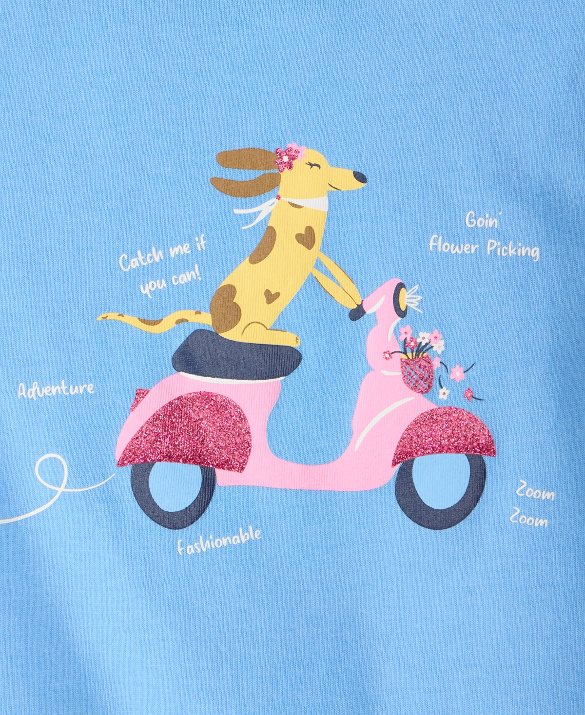 Epic Threads Girls' 12M-5T Scooter Pup Tee, Macy's Exclusive