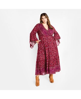 Women's Belle Wrap Maxi Dress