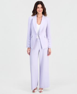 Women's One-Button Peak-Lapel Blazer