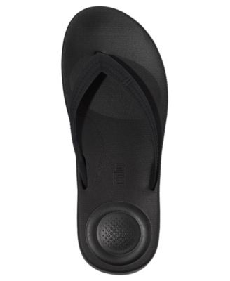Men's iQushion Textured Strap Flip-Flops