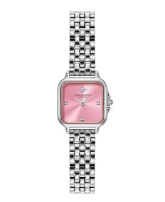 Women's Mini Grosvenor Silver Tone Stainless Steel Bracelet Watch, 20mm