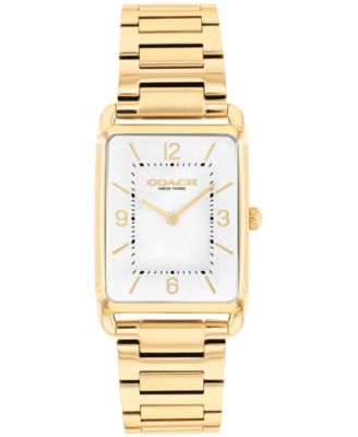 Unisex Elliot Gold Tone Stainless Steel Bracelet Watch, 32x26mm