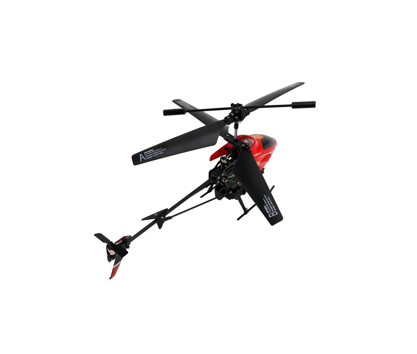 Детская игрушка Bruce & Shark V398-c 6-Axis Gyro Auto Hover Crash-Proof Remote-Control Helicopter, цвет: Красный — фото 4