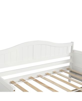 Twin Wooden Daybed with 2 Drawers & No Box Spring