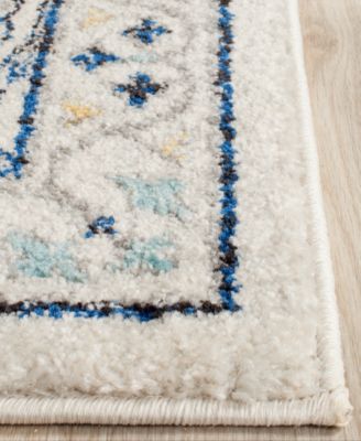 Evoke EVK251D Ivory/Grey 8' x 10' Area Rug