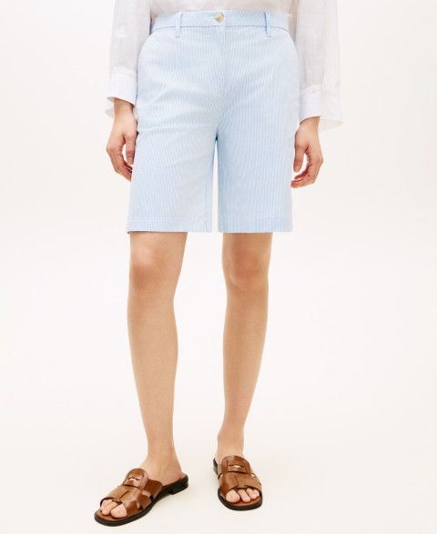Женские Tommy Hilfiger Women's Twill Slim Straight Shorts