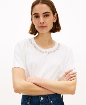 Women's Ribbed Bling T-Shirt