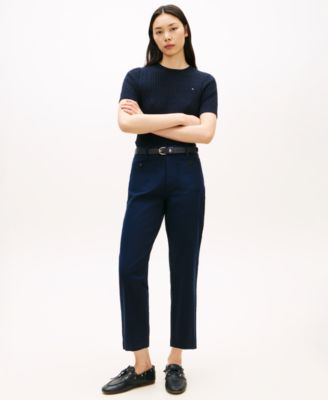 Women's Twill Patch Pocket Chinos Pants