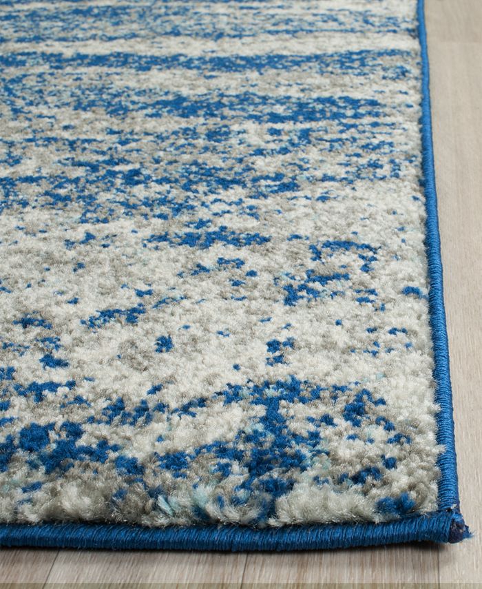 Safavieh Evoke EVK272A Navy/Ivory 9' x 12' Area Rug Macy's