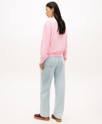 Women's Script Logo Crew Neck Sweatshirt