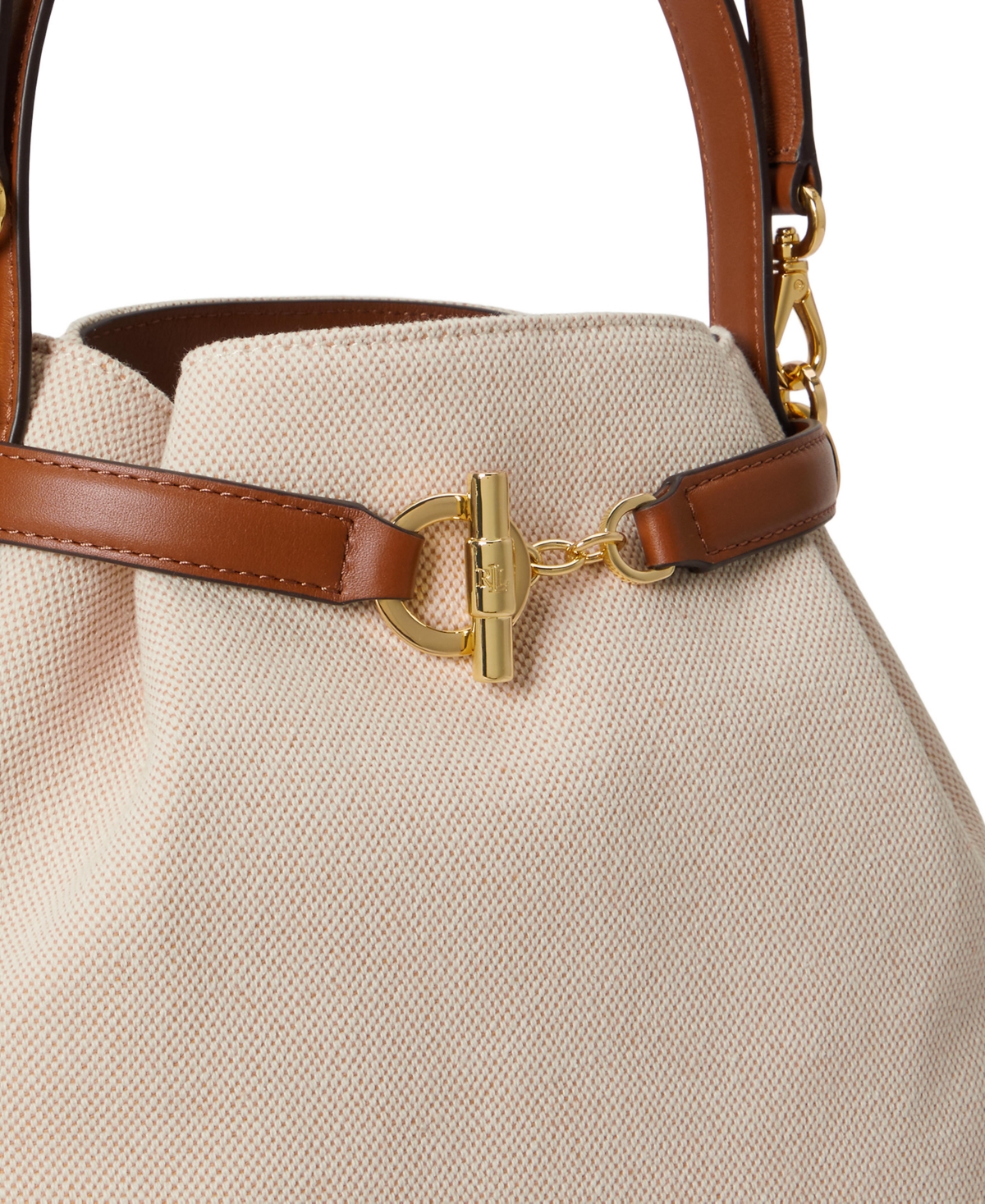 Lauren Ralph Lauren Canvas Small Blaike Bucket Bag