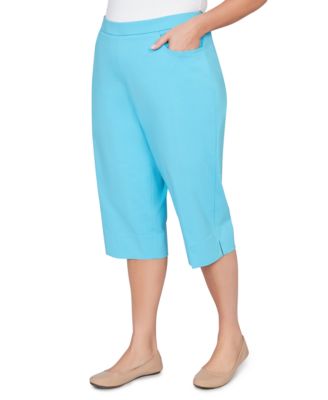 Plus Size Classic Pastel Millenium Allure Clamdigger Pants