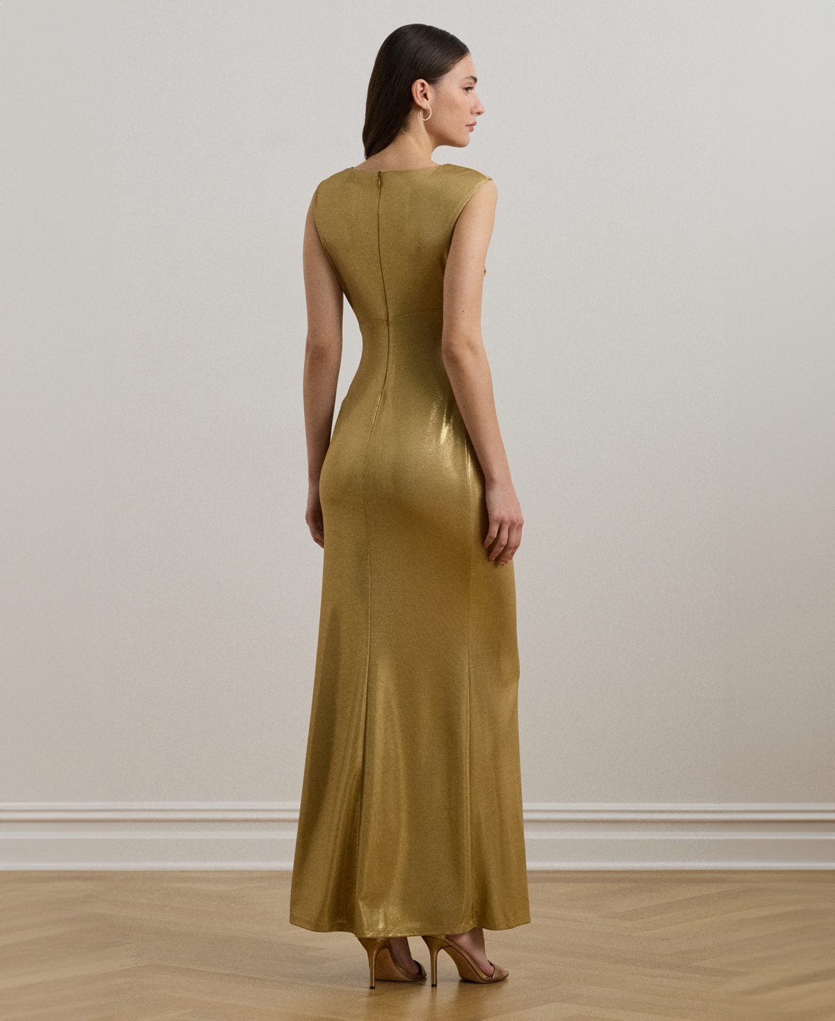 Lauren Ralph Women's Boat Neck Gown