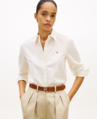 Women's Long-Sleeve Oxford Shirt