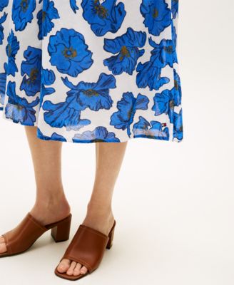 Women's Cambric Printed Pull-On Skirt