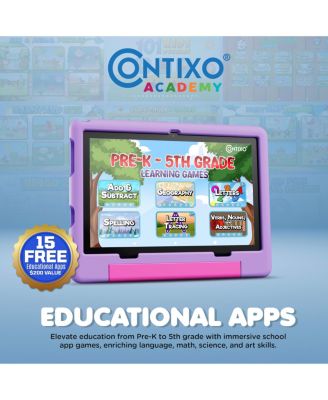 10" A10 Educational Kids Tablet with Epic! and Lingokids 64GB with Parental Controls & Kid-Proof Case
