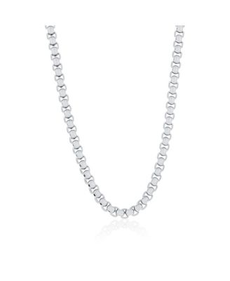 Stainless Steel, Round Box Chain Necklace