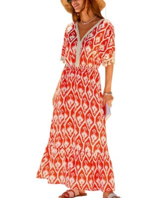 Women's LA Sunset Ornate Maxi Beach Dress