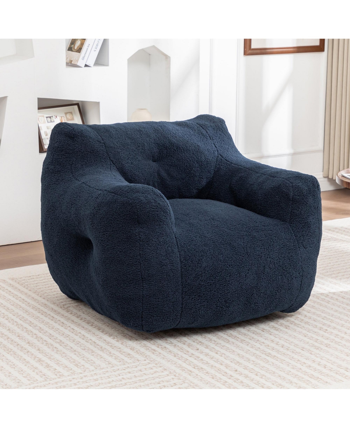Boyel Living Giant Bean Bag Chair with Armrests Comfy Sofa for Adults