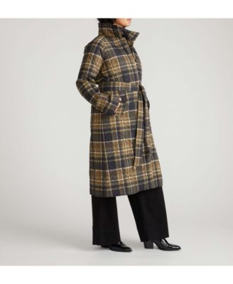 Plus Size Nehra Quilted Coat