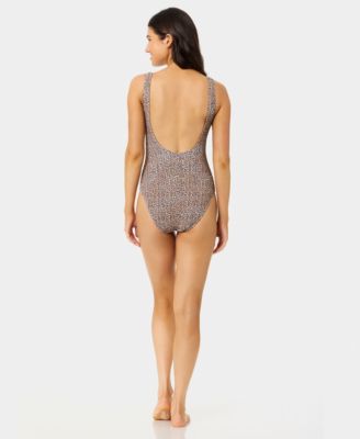 Women's Wild Cat Print One-Piece Swimsuit