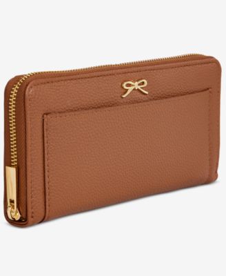 Angii Solid Zip-Around Wallet