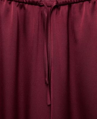 Women's Satin Long Pants