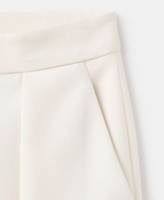 Women's Zipper Pleated Pants