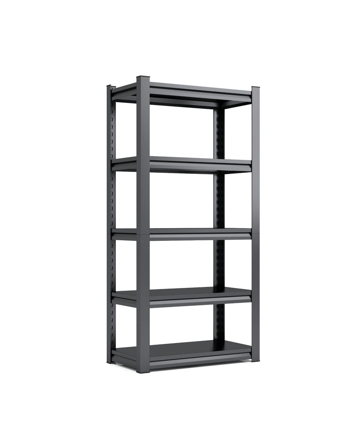 Boyel Living 72"H 5 Tier Metal Shelves for Storage Garage Shelves Adjustable Garage Shelf Industrial Shelving Unit Storage Utility Rack