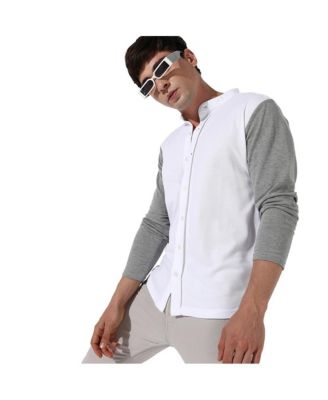 Men's Men's Colourblocked Regular Fit Shirt