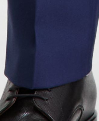 Men's Slim-Fit Stretch Solid Suit Pants